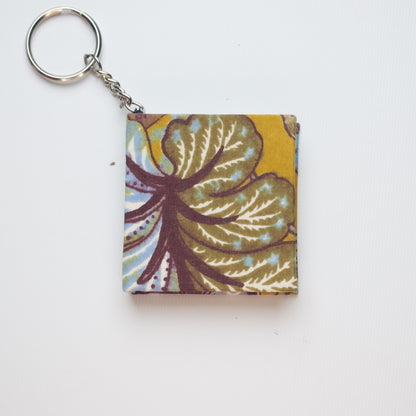 Yellow Leaf keychain diary product view