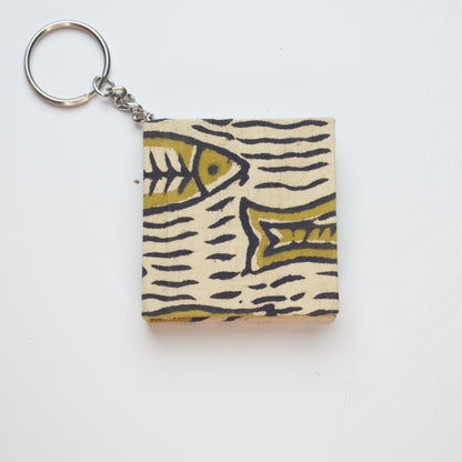 Off-white Fish keychain diary product view