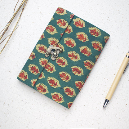 Green Leaf lock diary