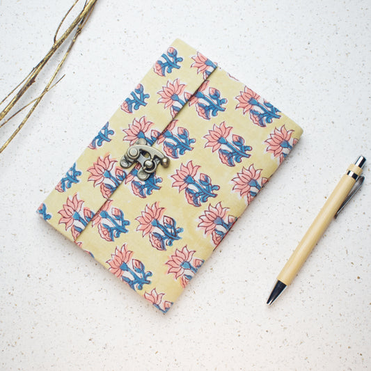 Yellow Lotus lock diary