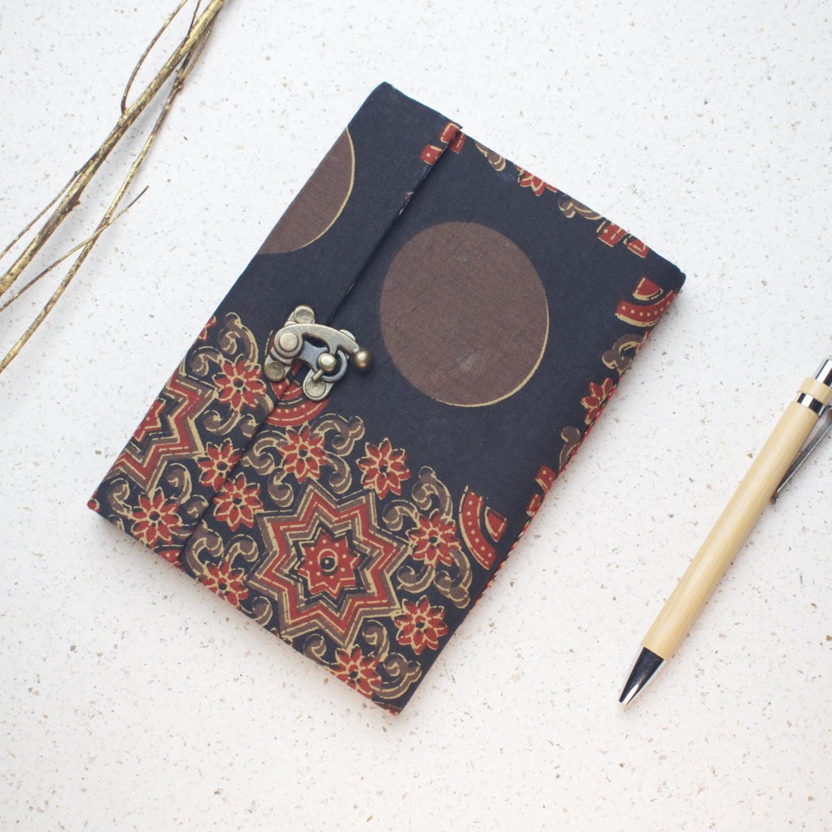 Navy Medallion lock diary