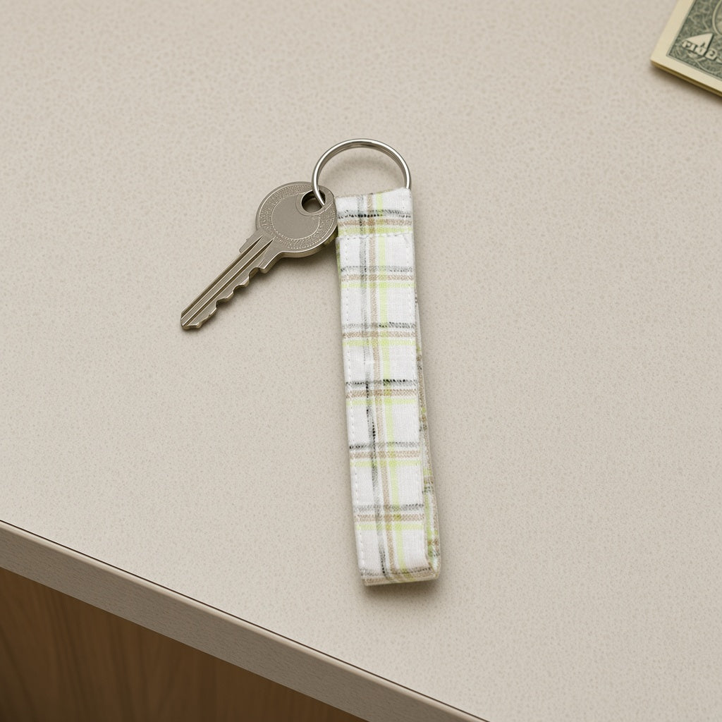 Green Check keyring product view