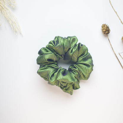 Green Abstract scrunchie product view