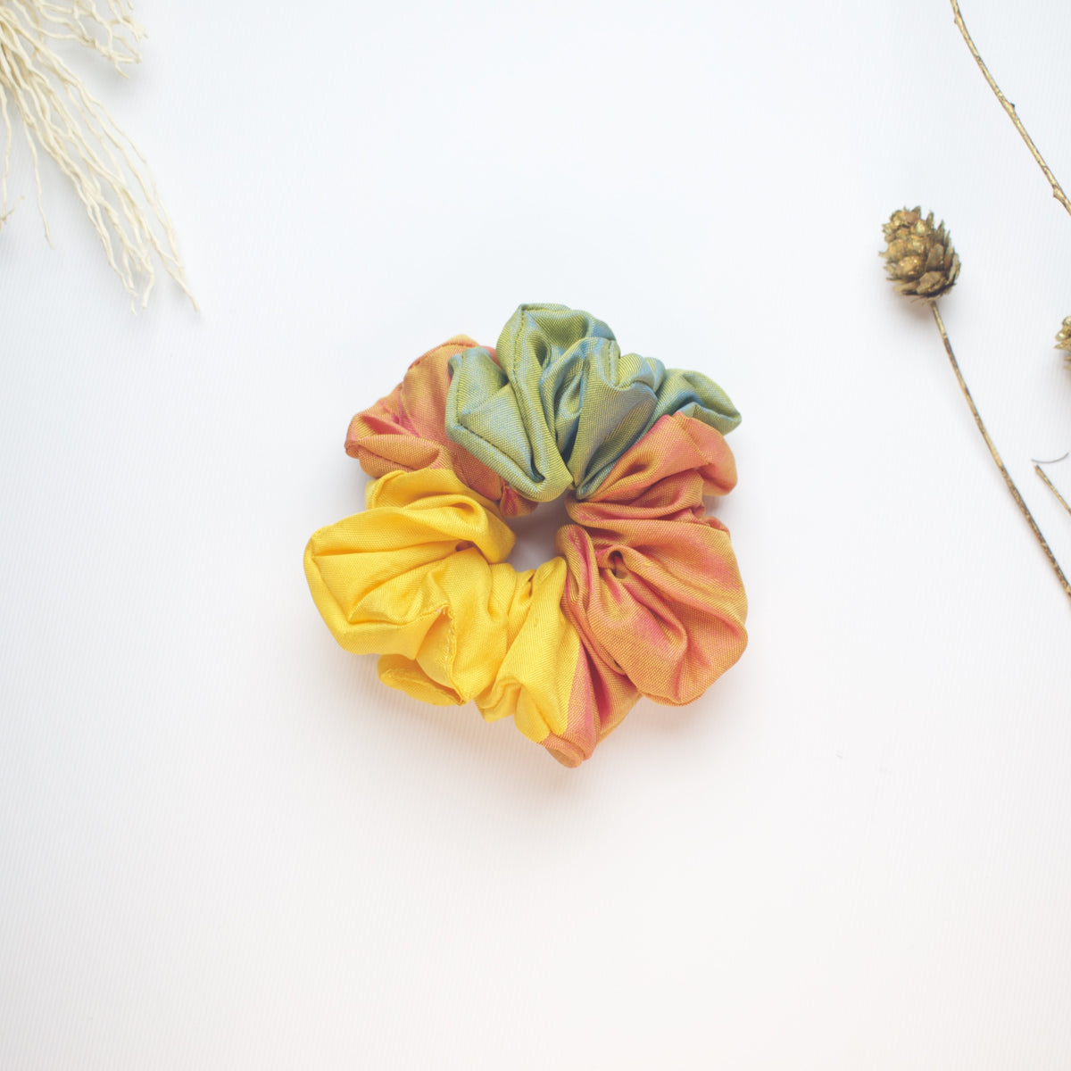 Yellow Tie scrunchie product view