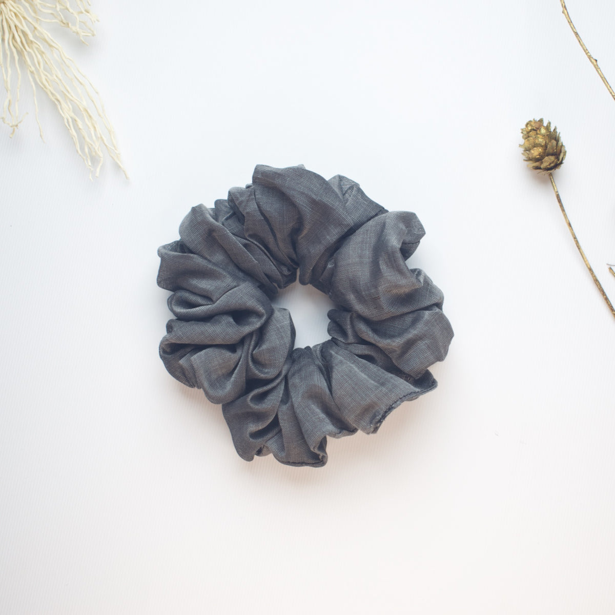 Gray Solid scrunchie product view