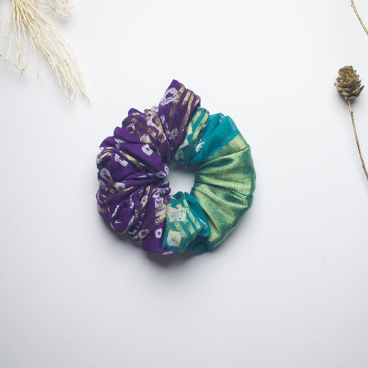 Purple Abstract scrunchie product view