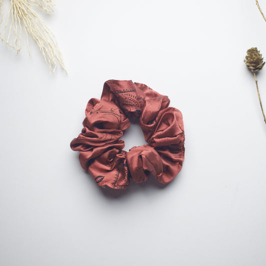 Brown Ethnic scrunchie product view