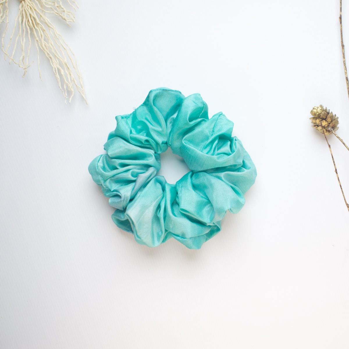 Blue Solid scrunchie product view