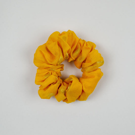Yellow Solid scrunchie product view