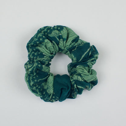 Green Abstract scrunchie product view