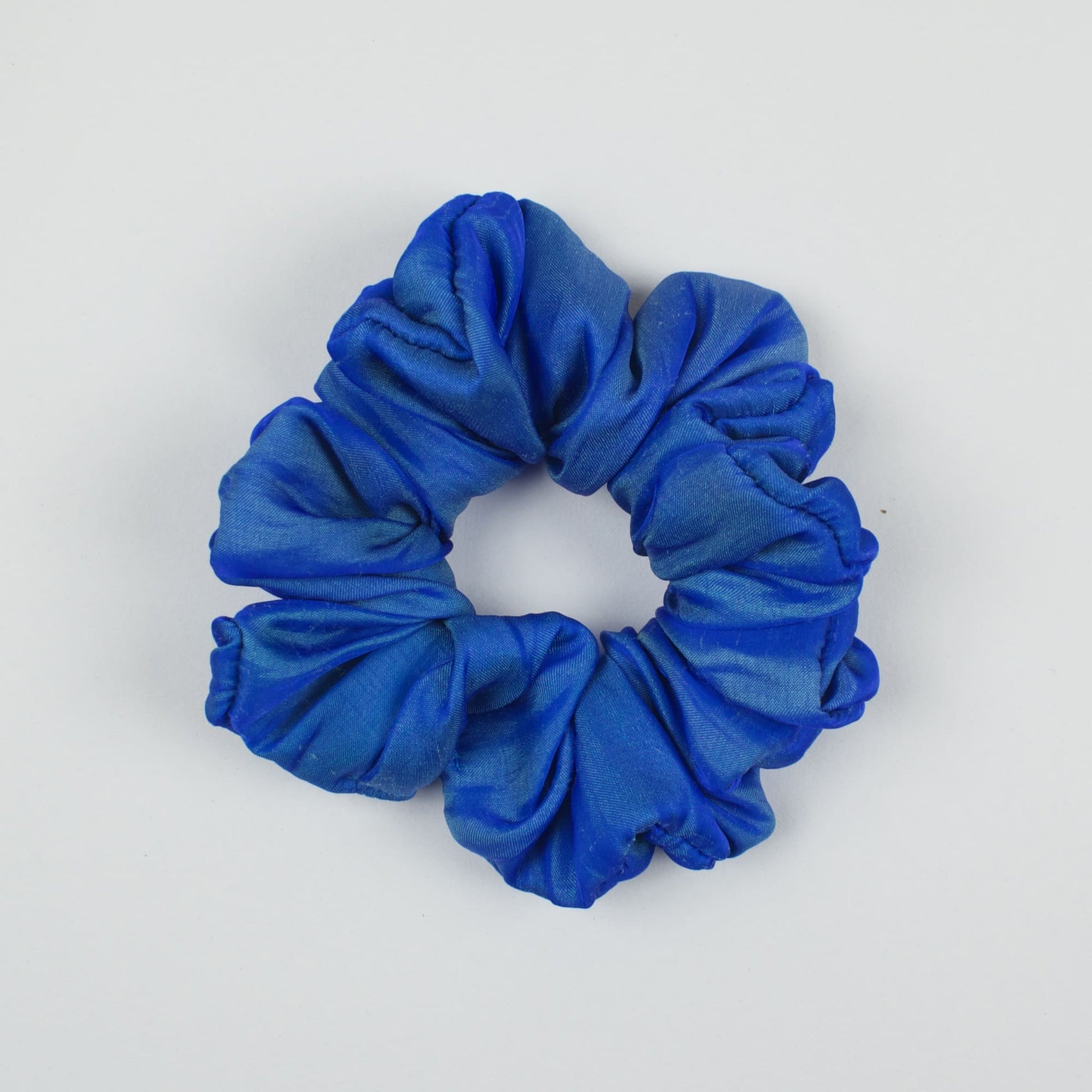 Blue Solid scrunchie product view