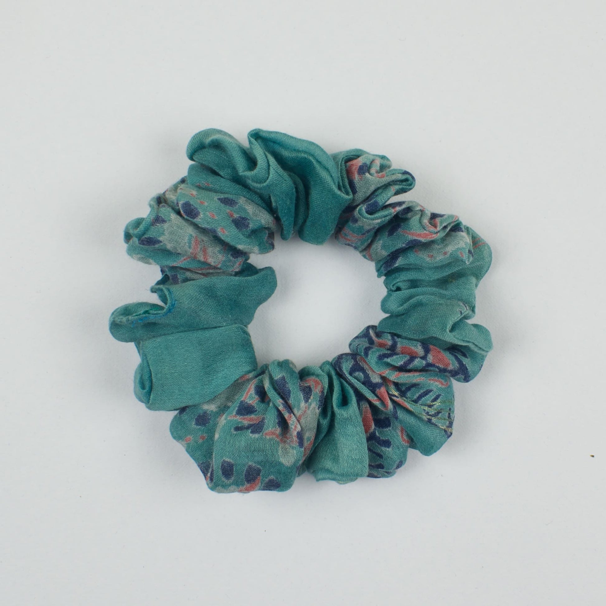 Blue Abstract Print scrunchie product view