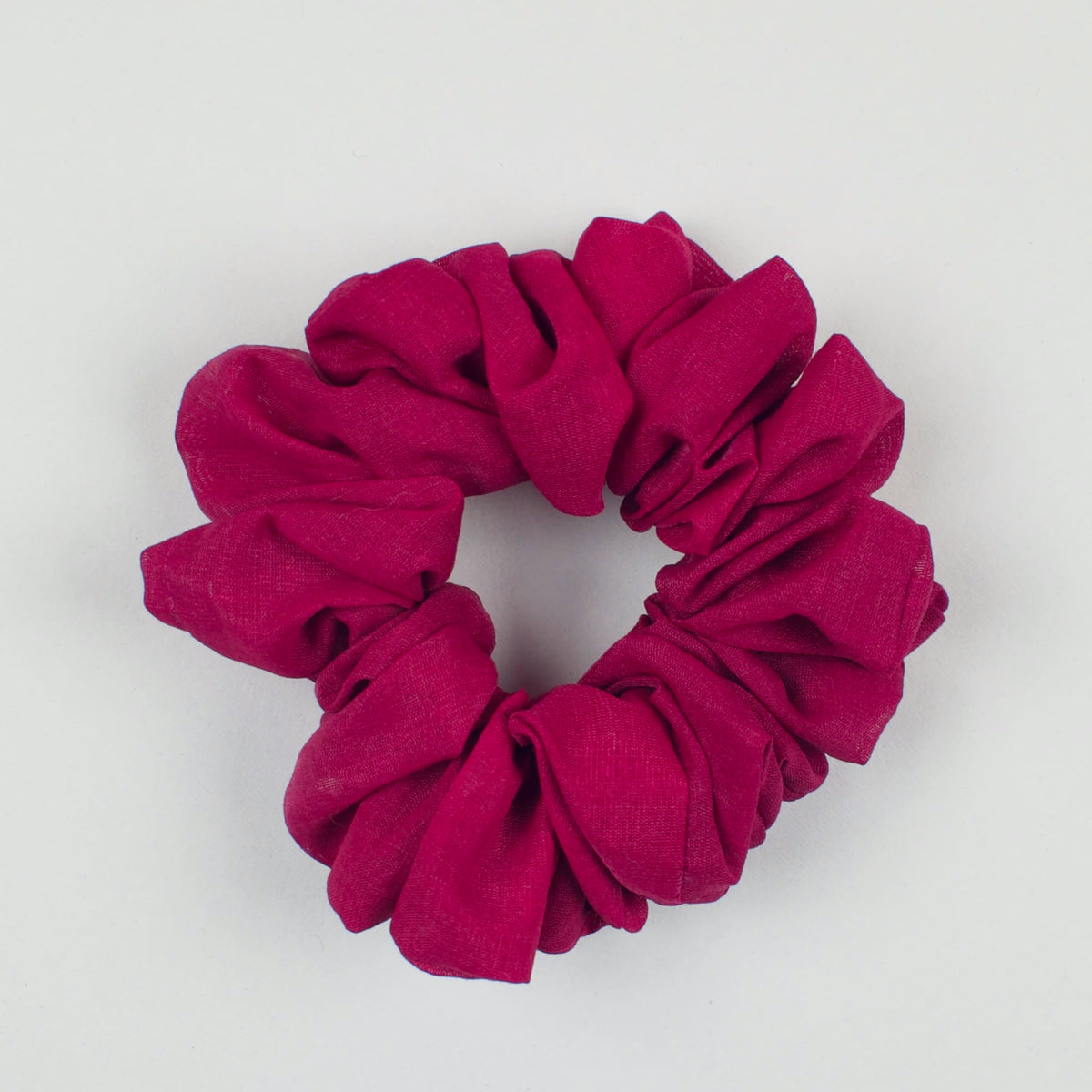 Maroon Solid scrunchie product view