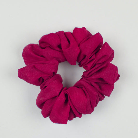 Maroon Solid scrunchie product view
