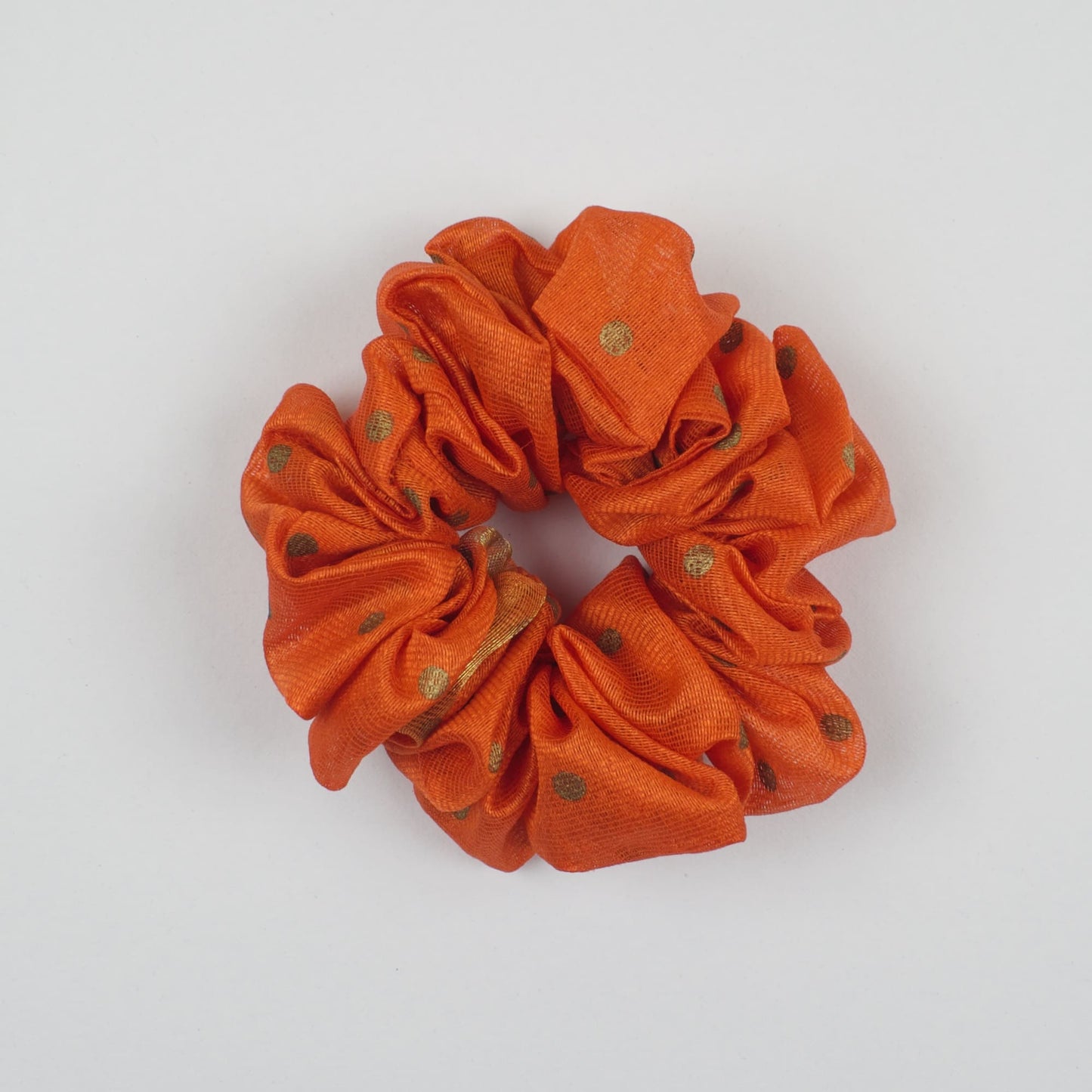 Orange Embroidered scrunchie product view
