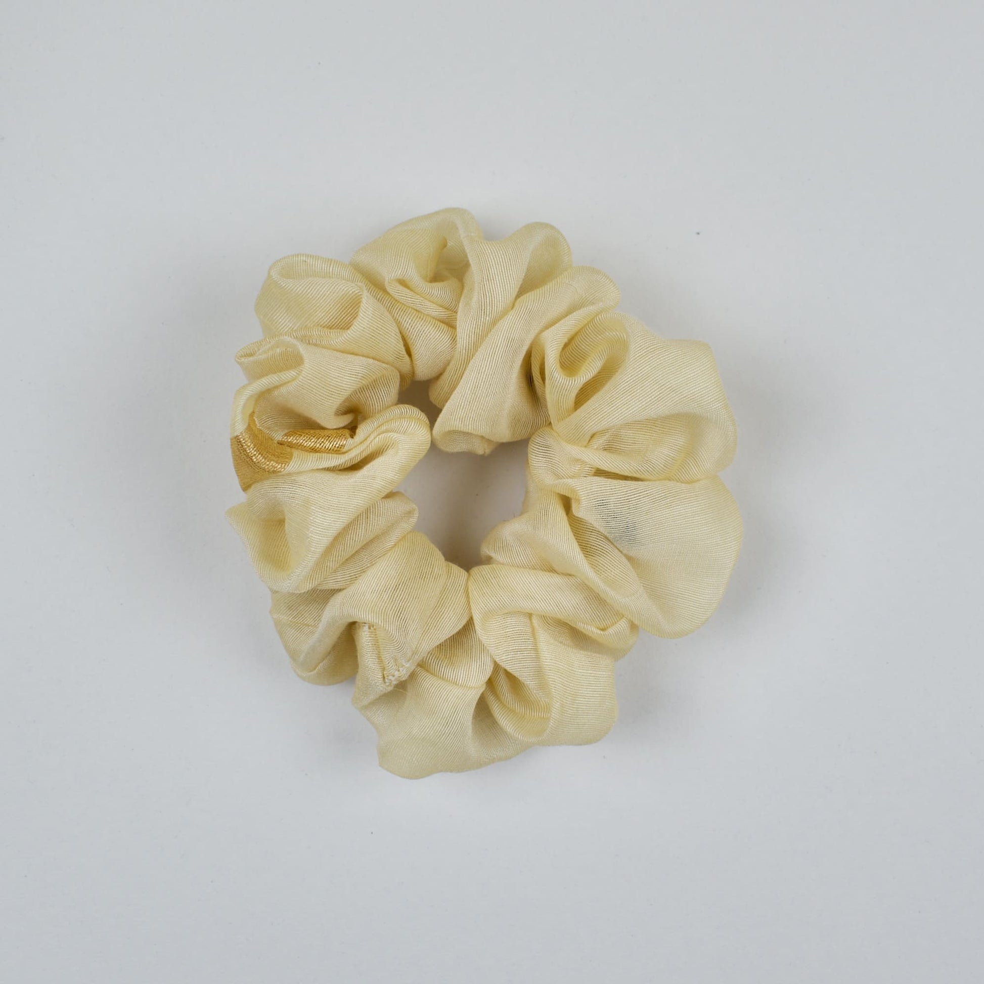 White Solid Off scrunchie product view